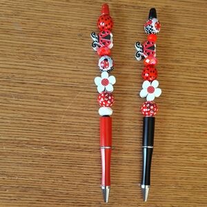 Ladybug Pen Set Of 2 - Extended